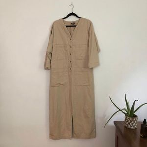 Ilana Kohn Tuck Jumpsuit in Oat